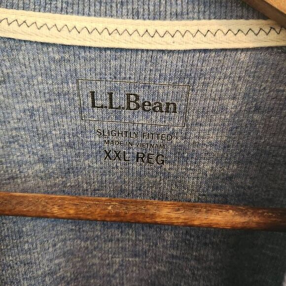 L.L. Bean Men's Henley Shirt Size XXL - Picture 3 of 4